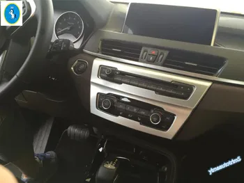 

Lapetus Interior Refit Kit Middle Air Conditioning AC Control Panel Cover Trim Fit For BMW X1 F48 2016 - 2020 ABS Pearl Chrome