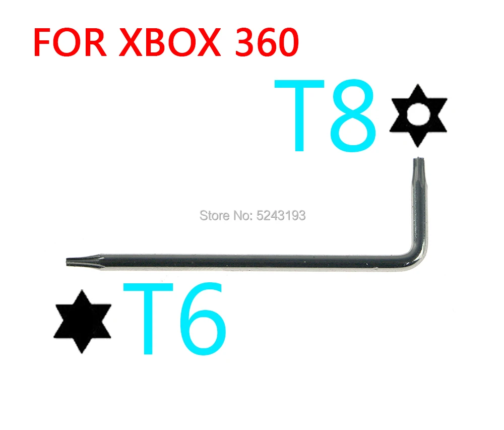 1 шт. отвертка для Xbox 360 T6 T8 L контроллер One наборы ремонта Torx безопасности |