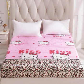 

Luxury Bed Sheet without Pillowcase Dust Cover Printed Bed Linen Mattress Covers Fitted Sheet Set for Kids