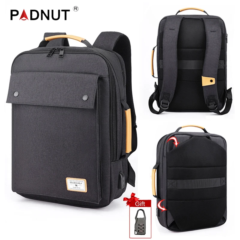 

Anti Theft Backpack Men Travel Laptop 15.6 Male Bag Pack Student Notebook School Bagpack USB Charging Multifunctional Man Bags