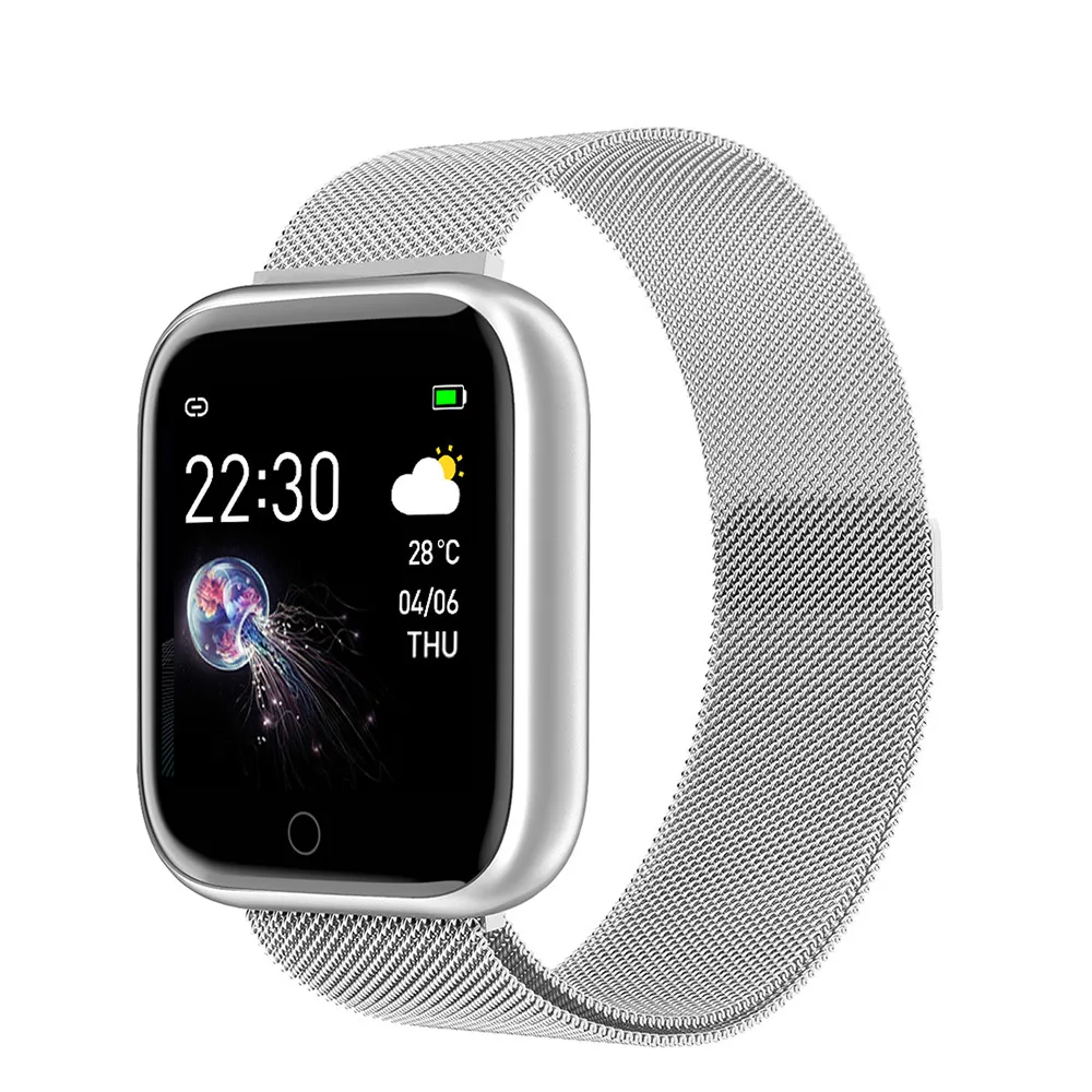 

reloj inteligente I5 Smart Watch Sports Pedometer Heart Rate Blood Pressure Monitoring Men and Women Smartwatch For Android IOS