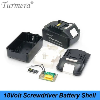 

Turmera 18V 3000mAh 6000mAh Screwdriver Battery Shell Box with 5S 30A BMS Apply to 10Piece 18650 Battery for Electric Drill Use