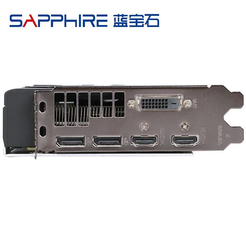 Видеокарты SAPPHIRE RX 470 4 Гб D5 видеокарта 256Bit GDDR5 для AMD RX 400 серии Radeon RX470-4GB RX 470 2048SP HDMI DVI б/у