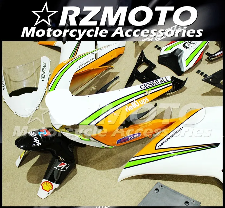 Мотоциклетный обтекатель abs подходит для DUCATI 848 1098 2007-2012 корпусные детали прессформы Магазин № 0389