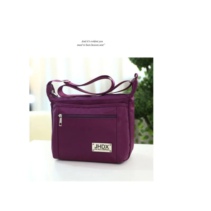 

Large-Capacity Oxford Messenger Bag Laptop Bag Waterproof Nylon Mummy Bag Ms. Simple And Versatile Casual Shoulder Bag