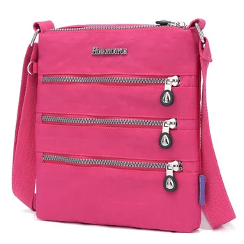 

Multi Purses Female Cell Phone Nylon Crossbody Bags For Women 2020 Quality Small Messenger Bag Woman Handbag Ladies Tote Black