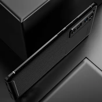 

30pcs/lot For Huawei Nova 7 Shockproof Carbon Fiber Ultra Slim Armor TPU Case For Huawei Nova 7 Pro