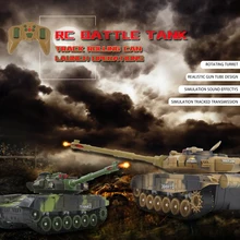 Радиоуправляемый Танк 44 см радио война монстр грузовик Военные боевые Основные Танки трек скалолазание автомобиль против игрушек