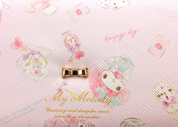 My Melody, модный длинный кошелек из искусственной кожи с аниме, мягкая сумка для денег, кошельки, для монет, повседневные кошельки, для карт, унисекс, подарки, Новинка