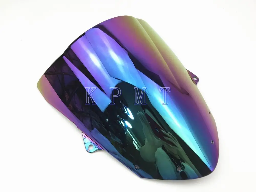 Для Kawasaki ZX6R 2009 2010 2011 2012 2013 2014 2015 ZX 6R 636 10R 2008 ветровое стекло с двойным пузырьком| |