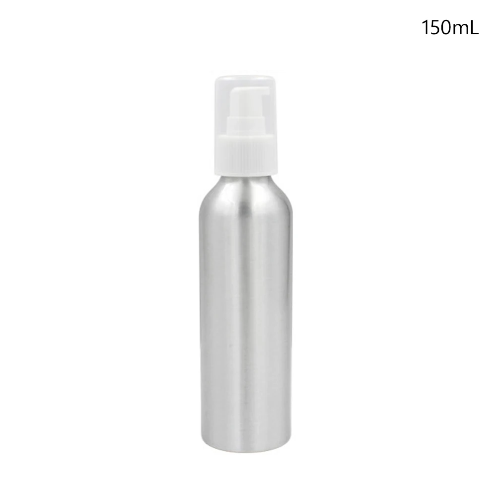 4CM 150ML 1 шт. алюминиевая пустая бутылочка с распылителем для эфирных масел, флаконы для распыления духов, многоразовый контейнер, распылитель мелкого тумана - Цвет: 4CM 150ML