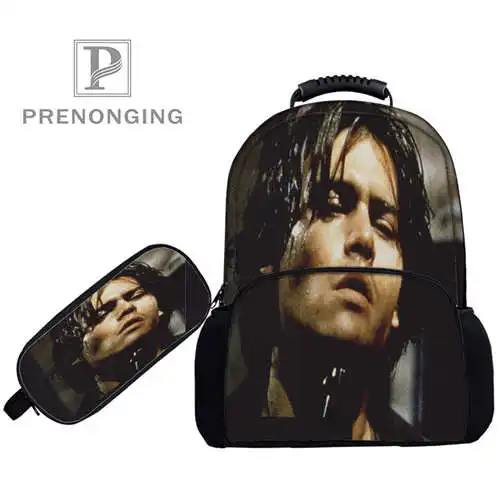 

Custom 17inch johnny-depp Backpacks Pen Bags 3D Printing School Women Men Travel Bags Boys Girls Book Computers Bag#1031-01-25