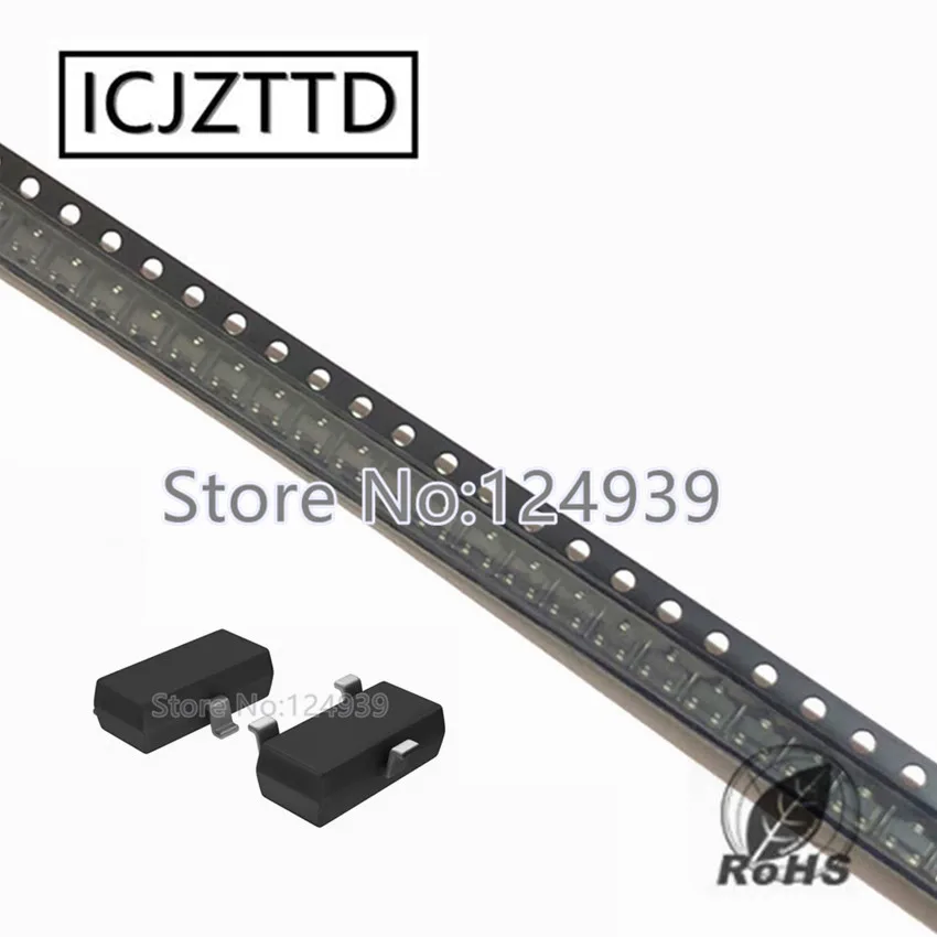 10 шт. оригинальный 2SB624 MARKING BV4 B624 SOT-23 SOT23 -25V-0 7a 700mA PNP кремниевый Epitaxial транзистор |