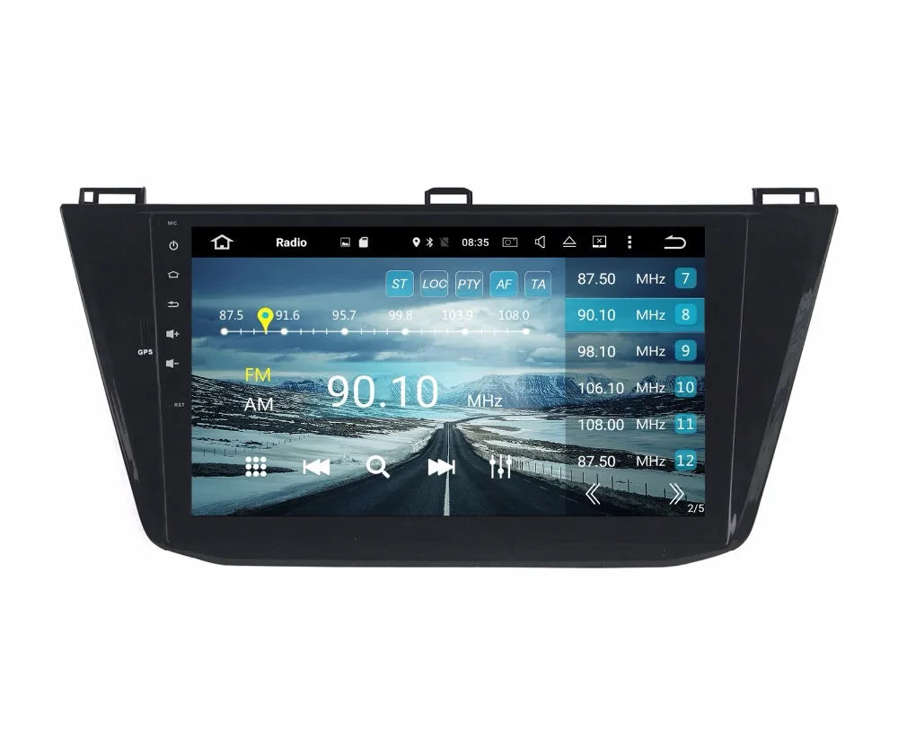 10," Восьмиядерный ips экран Android 9,0 Автомобильный gps Радио навигатор для VW Tiguan Европейская версия с 4G/Wifi DVR OBD