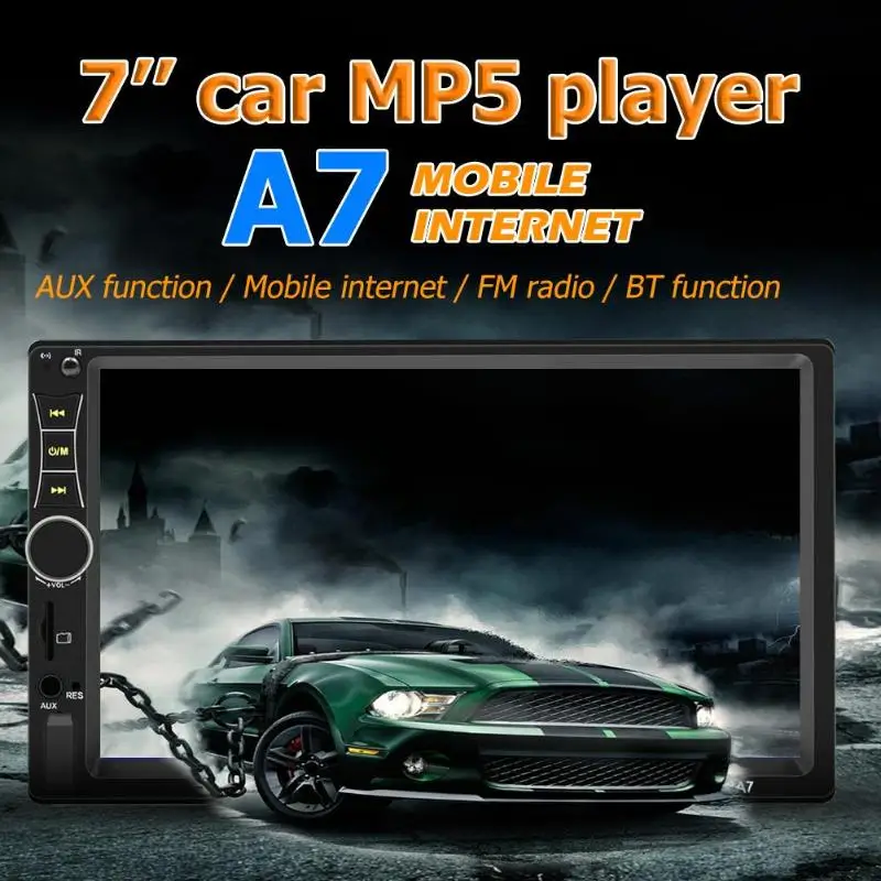 SWM A7 двойной 2 DIN стерео 7 дюймов сенсорный экран Bluetooth AUX U диск радио в тире головное устройство