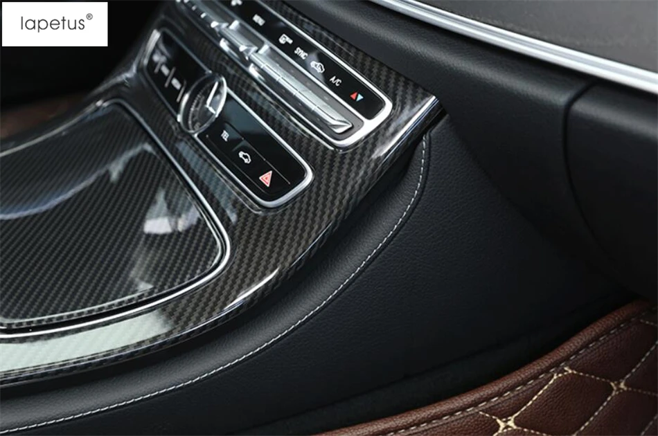 Lapetus аксессуары для Mercedes Benz E Class W213 коробка передач переключения передач Панель литья крышка комплект отделка/ABS
