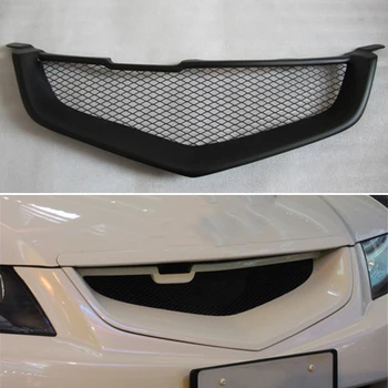 

Use For Honda Accord CL7 Racing Grills 2003--2005 Year Carbon Fibre Refitt Front Center Racing Grille Cover Accessorie Body Kit