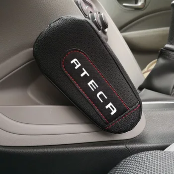 

Pu Leather Thigh Support Knee Pad Car Door armrest pad Interior Car Accessories For Seat Ateca