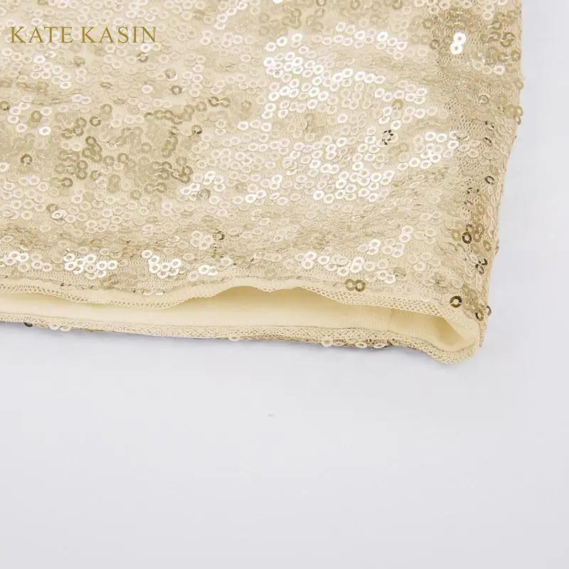 Kate Kasin, Женское пальто с блестками, куртка, потрясающая, открытая спереди, длинный рукав, кардиган, верхняя одежда, модная, с блестками, уличная одежда, KC000075