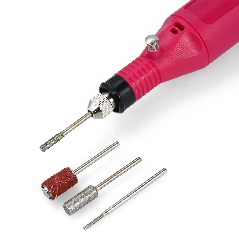 Electric Engraving Pen Mini Engraver Grinder Speed Adjustable Polishing Machine Manicure Polishing Grinding Milling Tool Kit
