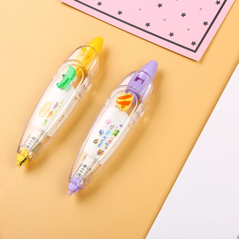 21 стиль Kawaii Корректирующая лента животные пресс тип декоративная Корректирующая лента Скрапбукинг Канцелярские Принадлежности для школьников