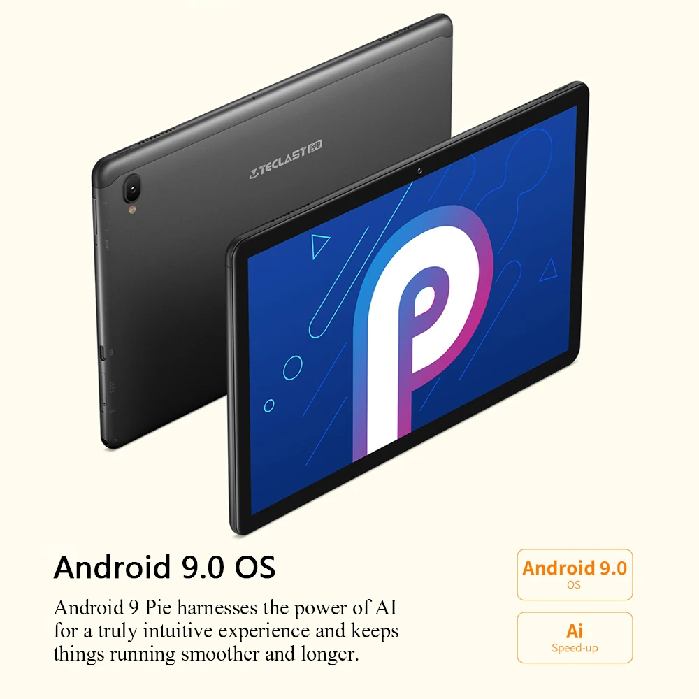 Новейший планшет Teclast T30, ОС Android 9,0, 10,1 дюймов, 4G, нетбук, 1920*1200 Phablet, четыре ядра, 4 Гб ram, 64 ГБ rom, 8000 мАч