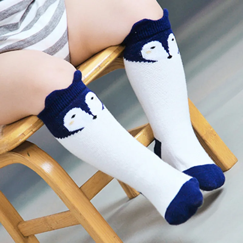 

New Style CHILDREN'S Socks Korean-style Fashion Cartoon Fox Pattern Tube Men And Women Infants Breathable Socks