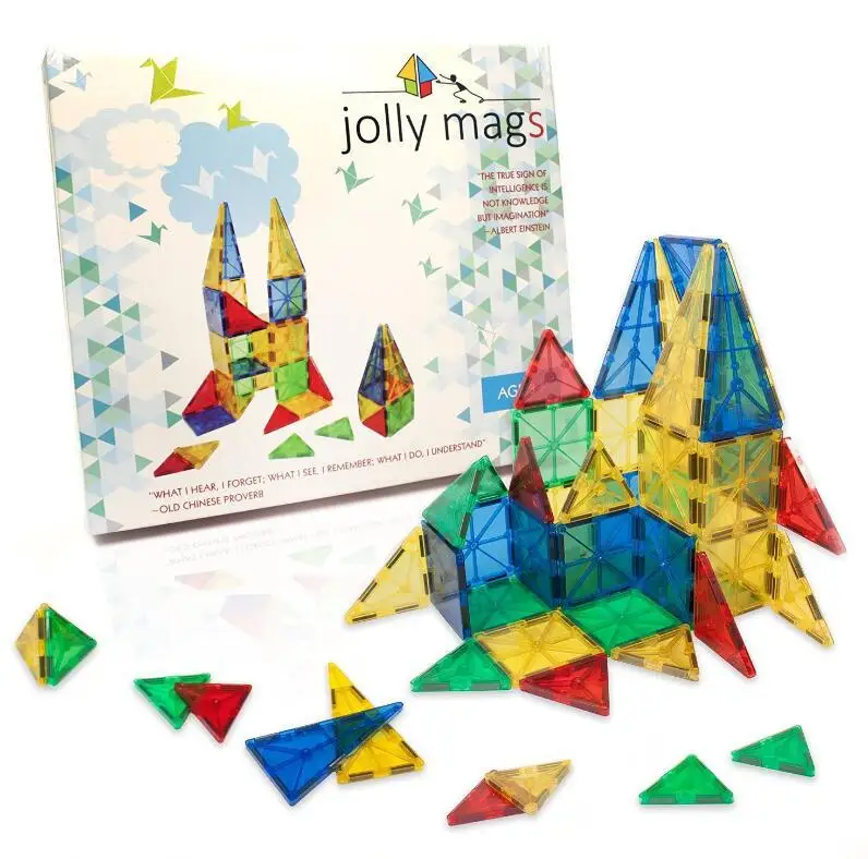 

32 -pcs Magnetic tiles Building Mini Magnetic blocks Effects 3D Magnetic block Building toys for children Bricks