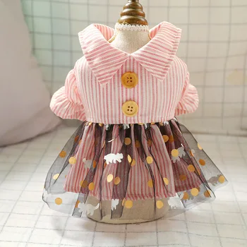 

Spring and Summer Pet Clothes Multi Style Cheap Dog Clothes Super Fashion Dog Dress with Flowers Dog Clothes for Cats