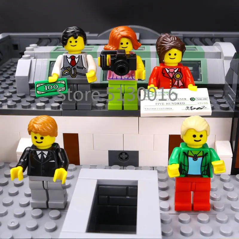 10251 Creator Brick Bank кирпичная скамейка 15001 84001 2413 шт уличный вид модели строительные наборы блоки кирпичи обучающие игрушки