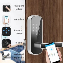 Biometrische Vingerafdruk Deurslot Tuya App Smart Elektronische Ttlock Veilig Home Security Wifi Afstandsbediening Digitale Deurslot