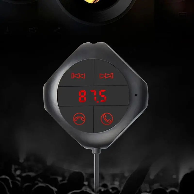 Balight двойной USB Handsfree автомобильный комплект MP3 музыкальный плеер радио Напряжение монитор Поддержка TF U диск