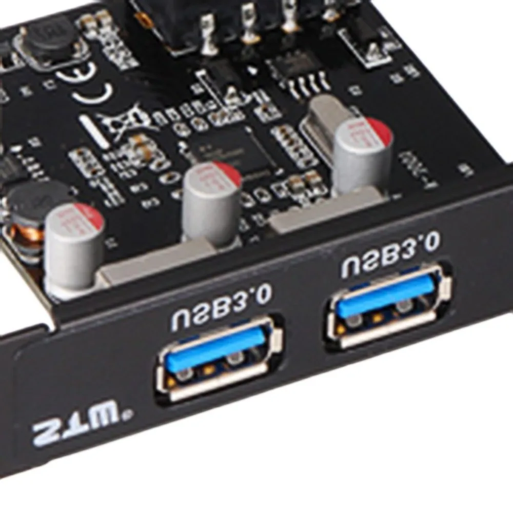 Супер скорость 2 порта USB 3,0 PCI-e контроллер плата расширения PCI настольный компьютер для Windows 64/xp/vista/7,32 бит