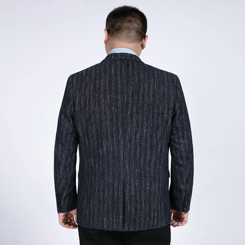 Большие размеры 8XL 7XL 6XL 5XL мужские пиджаки с длинным рукавом, приталенный Мужской Блейзер, деловой Свадебный мужской костюм