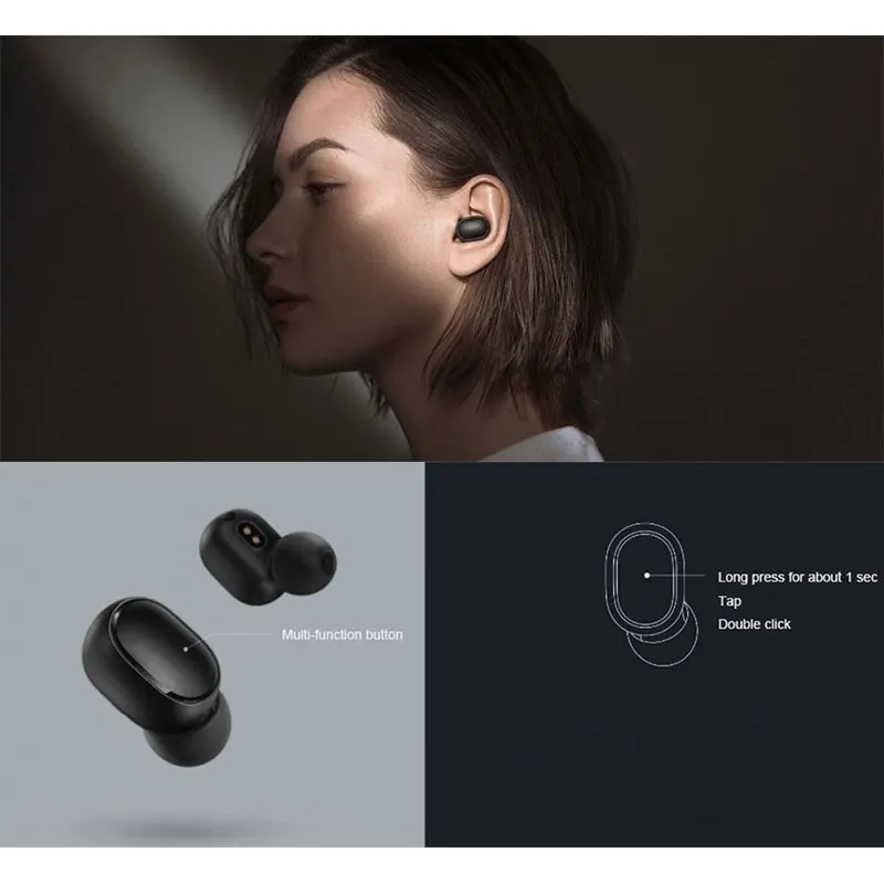 Наушники Xiaomi Redmi Airdots TWS Bluetooth 5 0 сенсорные стереонаушники с микрофоном