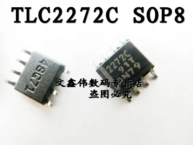 10 шт в упаковке, новая OriginalTLC2272CDR 2272C TLC2272 лапками углублением SOP-8