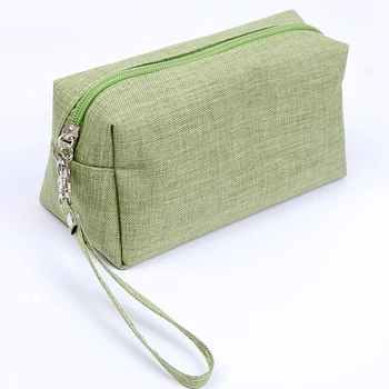 

Fashion Storage Cosmetic Bags Portable Waterproof Solid Color Cosmetic Bags Hand Bag Pouch For Women Handbags