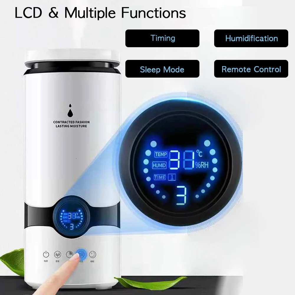 Preise ANIMORE 4L Luftbefeuchter Top Füllen Ätherisches Öl Aroma Diffuser Kühlen Nebel Ultraschall luftbefeuchter Mit Intelligente Fernbedienung