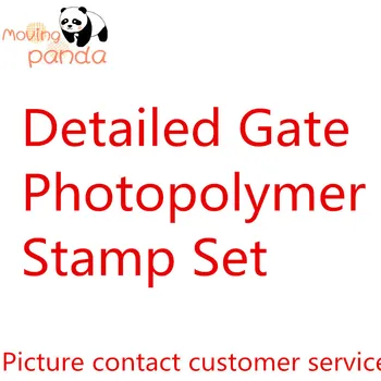 

MovingPanda JC024 Detailed Gate Stamp Set Metal Cutting Dies and stamps for scrapbooking and papercraft for cards making