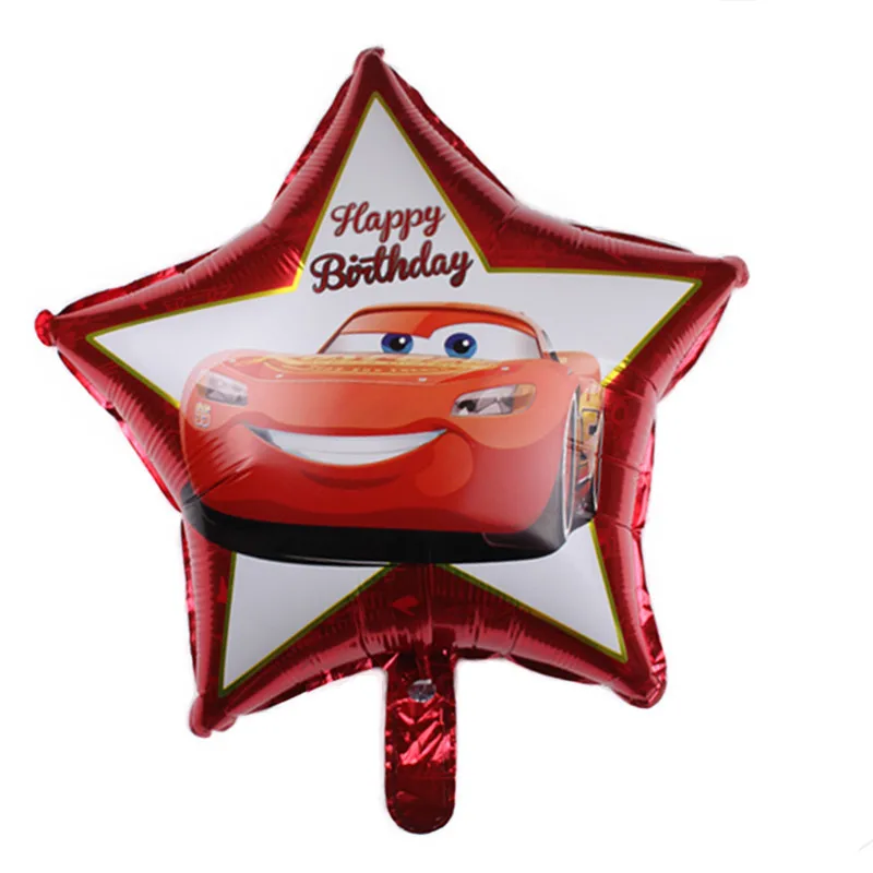 Disney Cartoon Car Lightning Mcqueen фольга воздушные шары 18 дюймов воздушный шар в форме