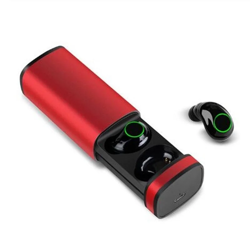 Red Tongdaytech X23 TWS Bluetooth наушники Fone De Ouvido IPX5 Auriculares беспроводные наушники сенсорное управление с зарядным устройством 800 мАч - Цвет: Red