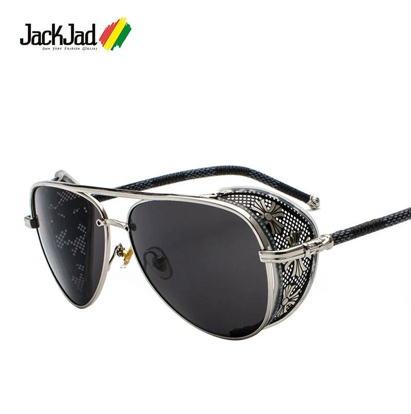 JackJad, винтажные Роскошные стимпанк стильные солнечные очки, качественные, ручной работы, боковая защита, фирменный дизайн, солнцезащитные очки Oculos De Sol 1506