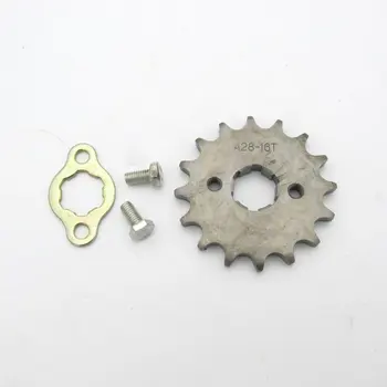 

Sprocket Front 428-16t 20mm Motorcycle Atv Dirtbike Motorcycle Drive Sprocket 16 Tooth Front Sprocket Inner Diameter 20mm