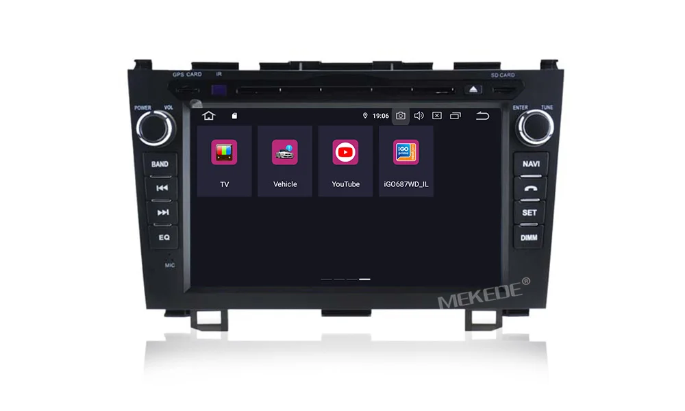 MEKEDE автомобильный Радио мультимедийный плеер 2 din " Android 9,0 PX5Auto DVD Радио Навигация для Honda CRV 2006-2011 стерео wifi navi gps
