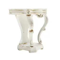 Table d'appoint Style Rococo pour maison de poupée, bureau de chevet pour chambre à coucher et salle à manger, 1:12, 1/12 