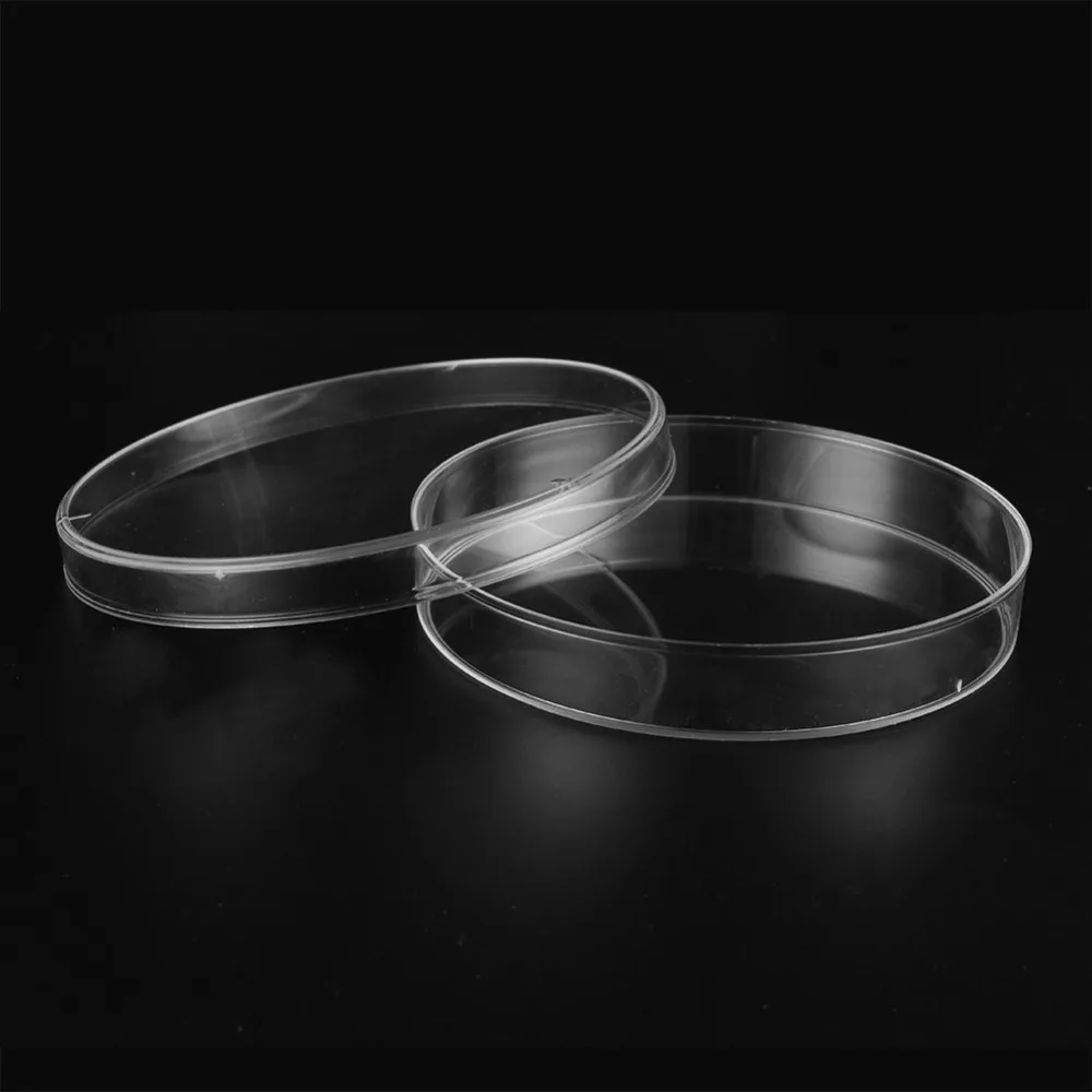 10 шт 100 мм прозрачный полистирол стерильные чашки Петри доступные для клеток стерильные химические инструменты лабораторные принадлежности