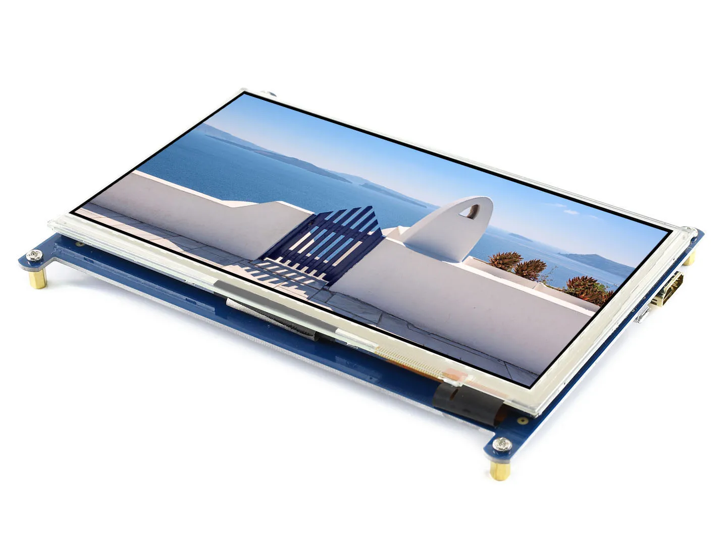 Waveshare 7 дюймовый HDMI LCD (C) с двухцветным чехлом 1024*600 емкостный сенсорный экран IPS