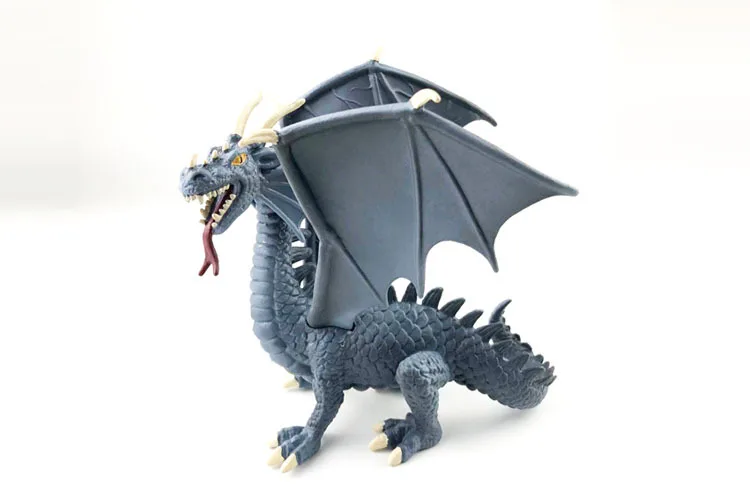 New Products Model Dinosaur Toy Western Dragon Plastic Blue Dragon Hell Dragon Jurassic Dinosaur Model Toy