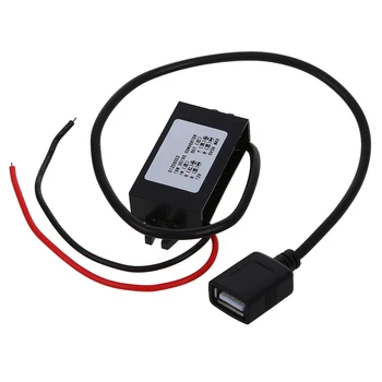 

Car Charger Converter 12V To 5V 3A 15W Step Down Module With USB Cable