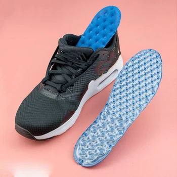 

men sweat-absorbing insoles fashion leather Breathable inserts for shoes Air Cushion Shockproof Insole Deodorant comfortable